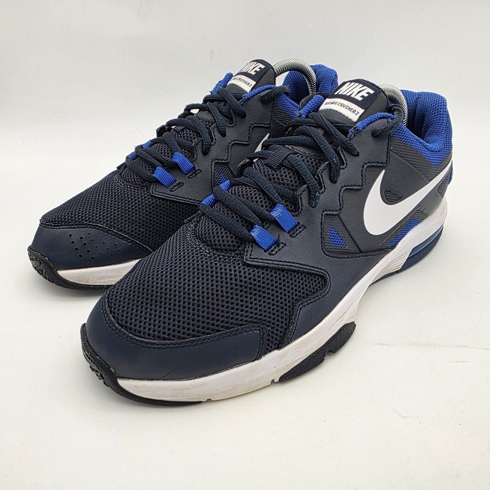 Nike Air Max Crusher 2 Men's Black Blue White Size 9. 5 Shoes 719933-401